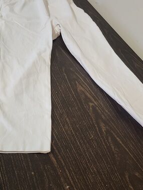 Spanx Cotton Strech Pants Large White